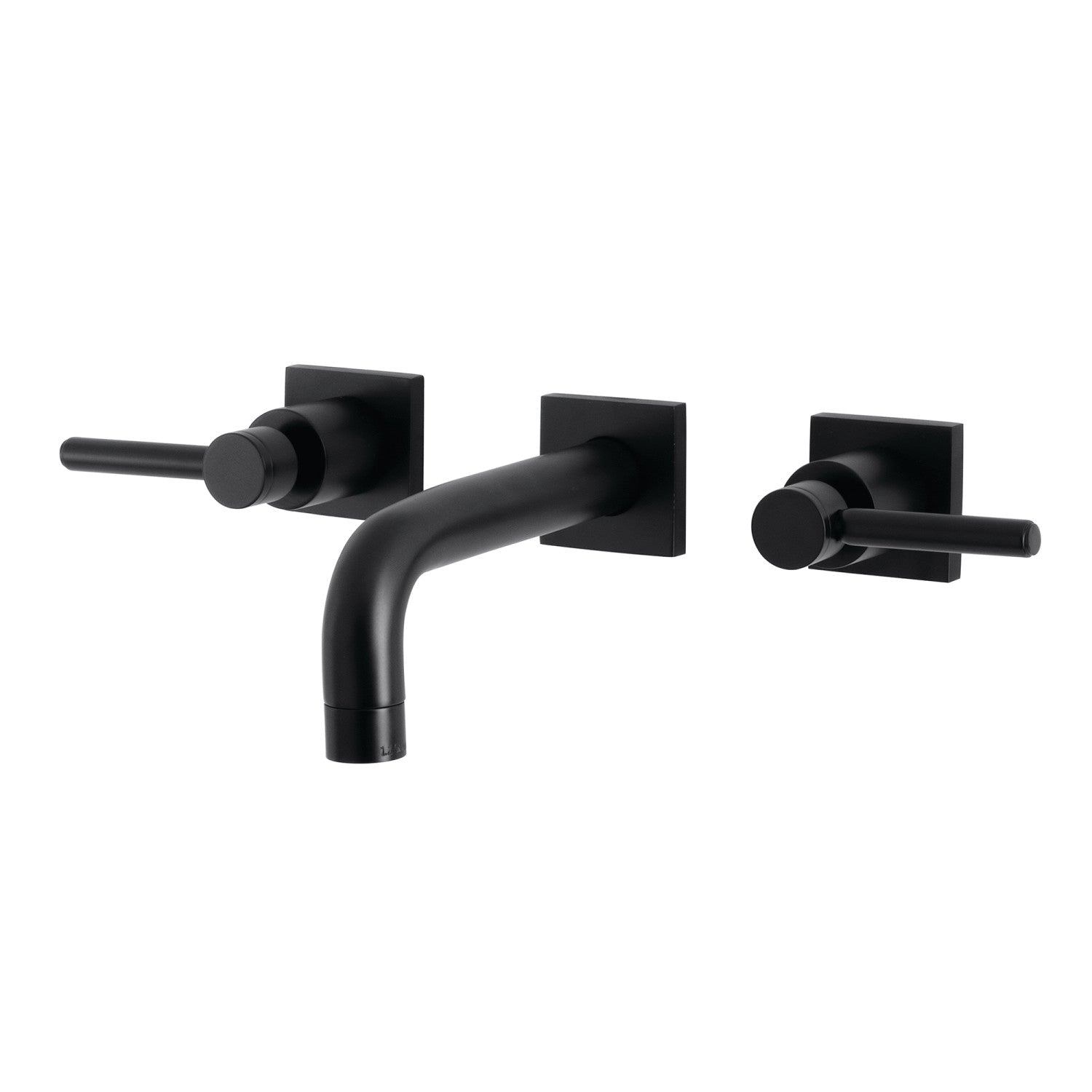 Kingston Sona KS6120DL - Concord Double-Handle 3-Hole Wall Mount Bathroom Faucet, Matte Black — image 1